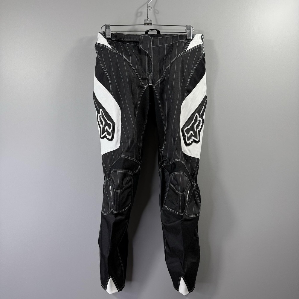 Fox Racing Pants Mens 28x28 Black 180 Motocross MX Tapered Adjustable Waist